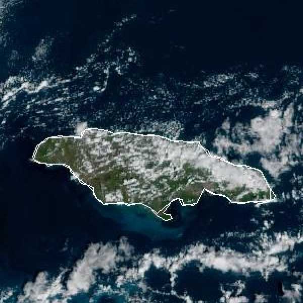 météo tropicale : Image satellite .