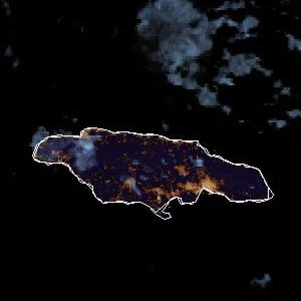 météo tropicale : Image satellite .