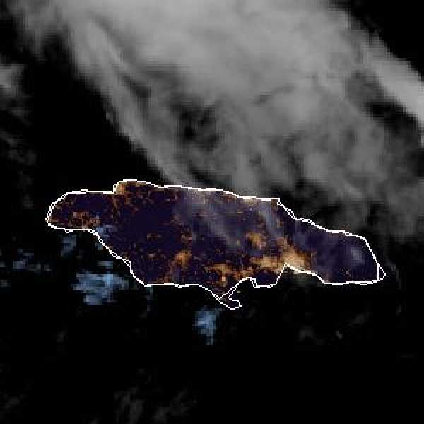 météo tropicale : Image satellite .