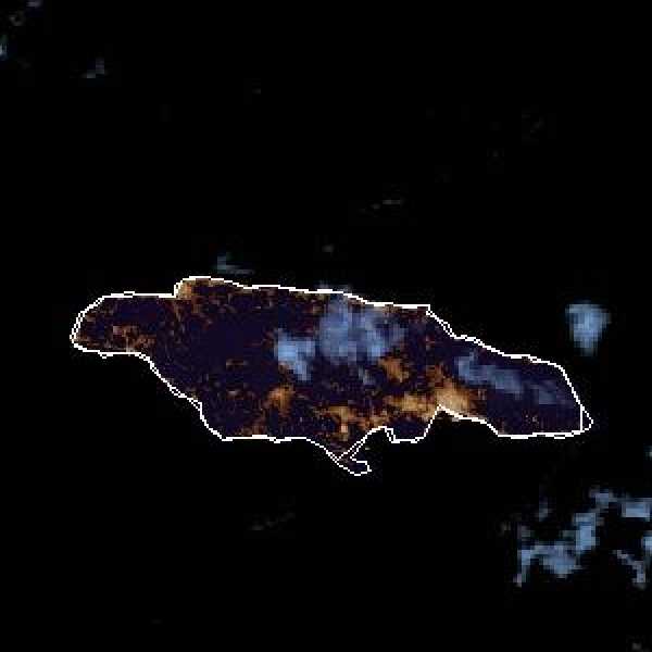 météo tropicale : Image satellite .