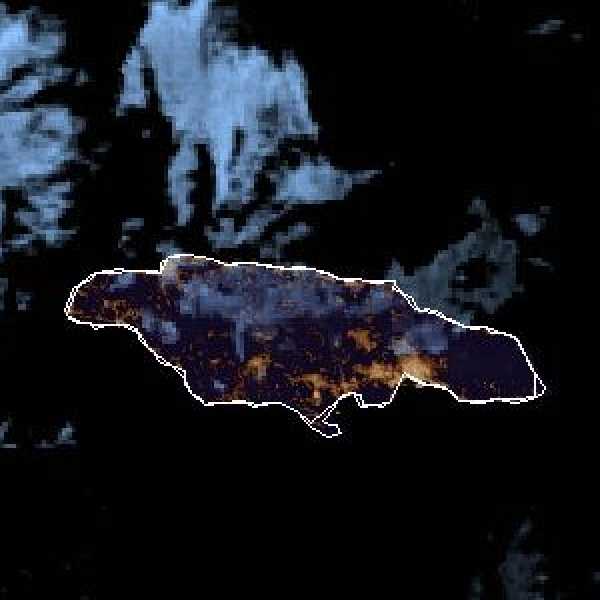 météo tropicale : Image satellite .