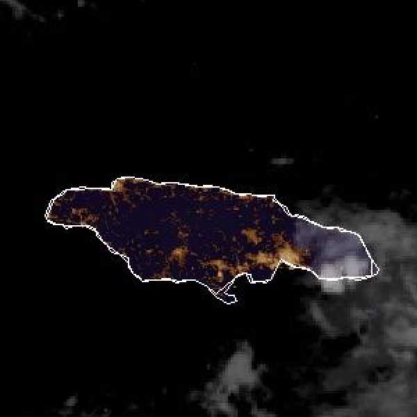 météo tropicale : Image satellite .