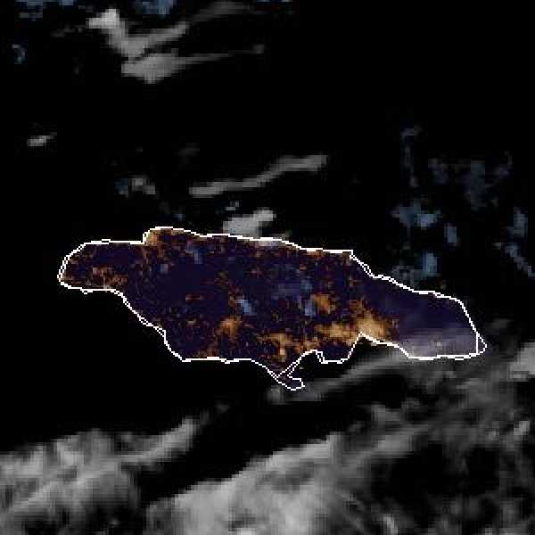 météo tropicale : Image satellite .