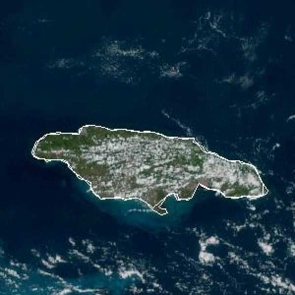 météo tropicale : Image satellite .