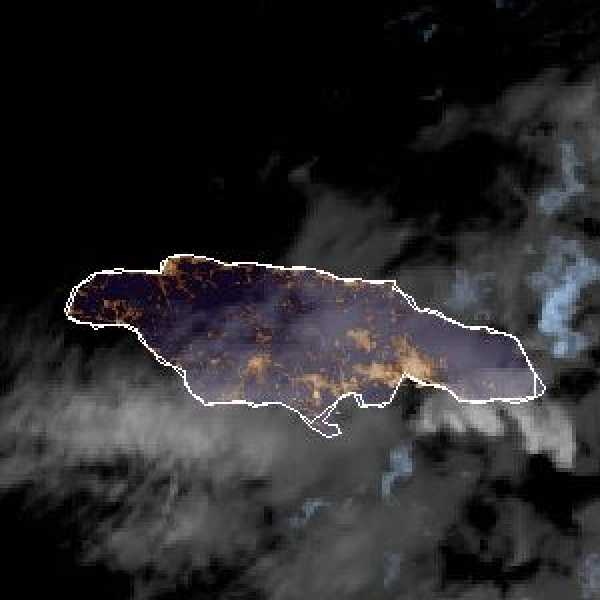 météo tropicale : Image satellite .