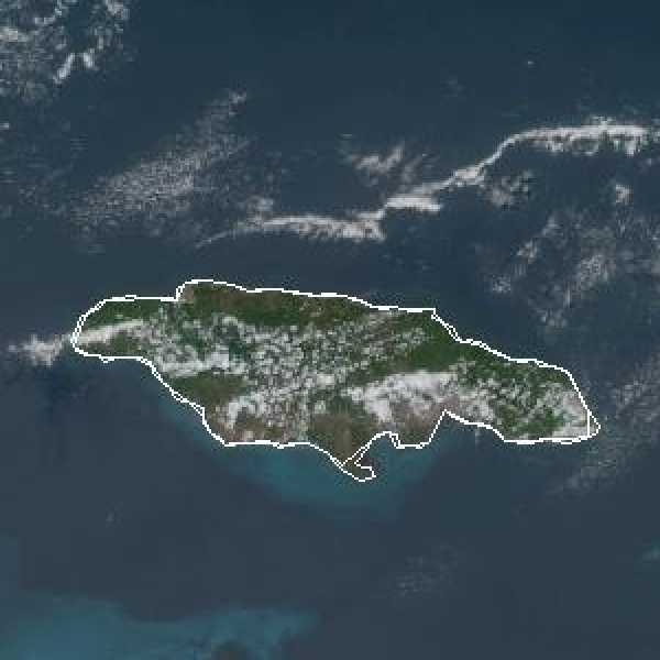 météo tropicale : Image satellite .