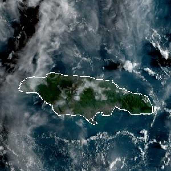 météo tropicale : Image satellite .