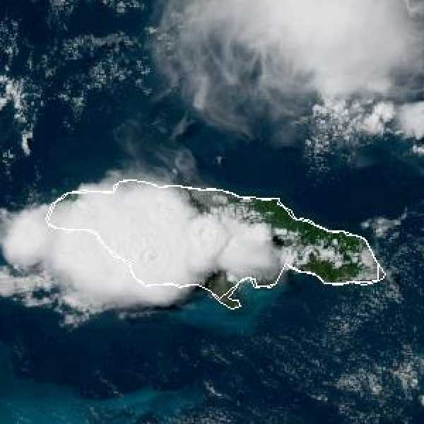 météo tropicale : Image satellite .