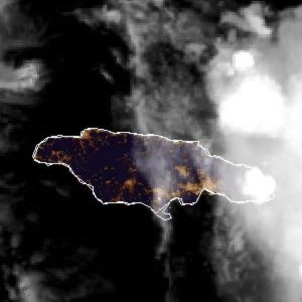 météo tropicale : Image satellite .