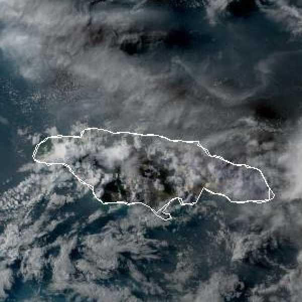 météo tropicale : Image satellite .