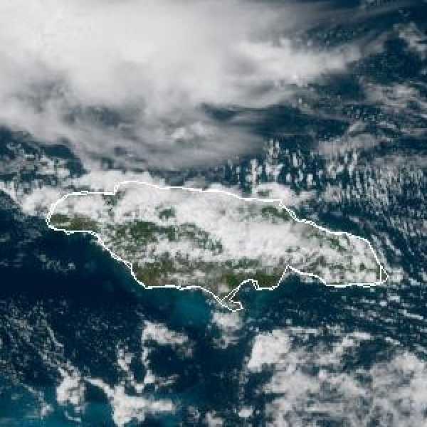 météo tropicale : Image satellite .