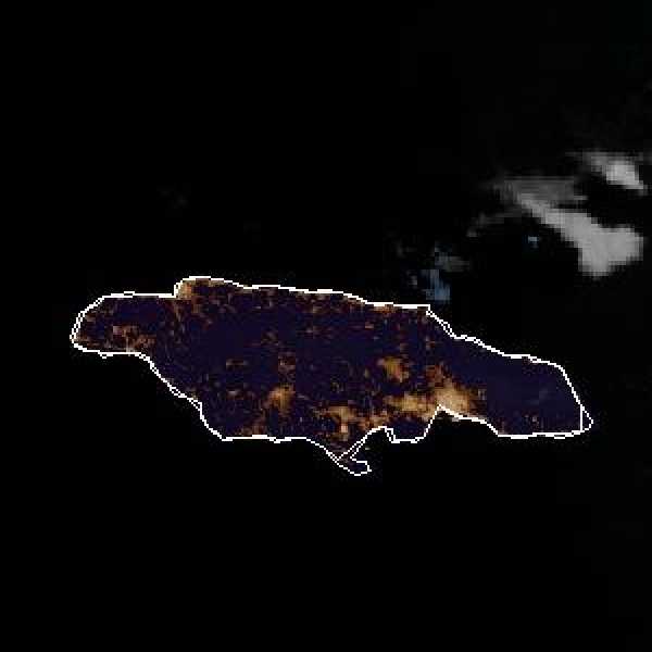 météo tropicale : Image satellite .