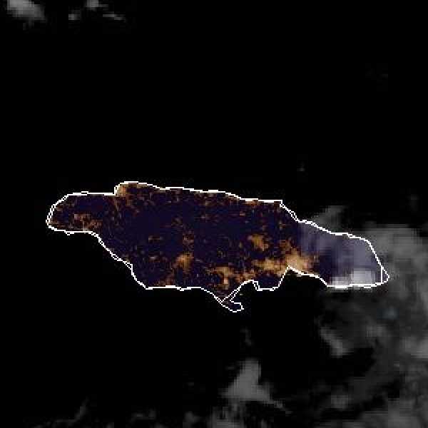 météo tropicale : Image satellite .