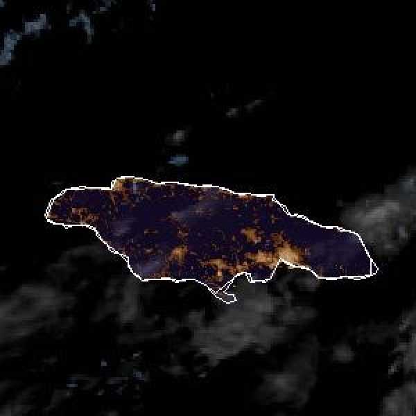 météo tropicale : Image satellite .