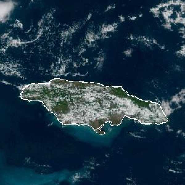 météo tropicale : Image satellite .