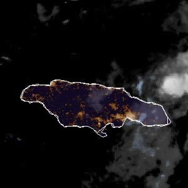 météo tropicale : Image satellite .