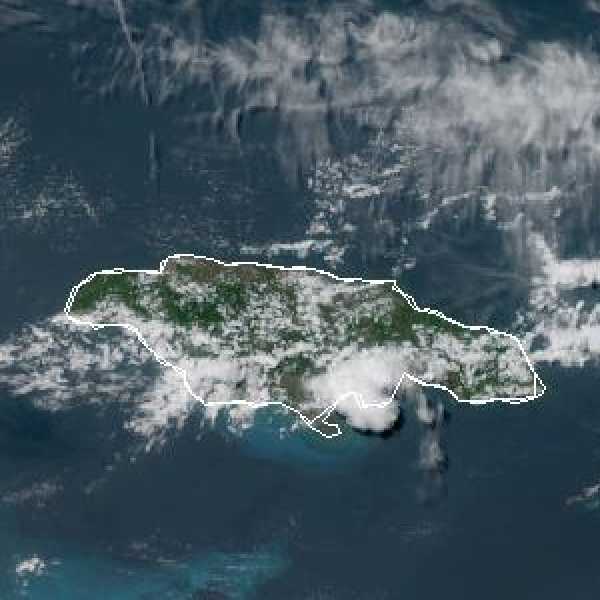 météo tropicale : Image satellite .
