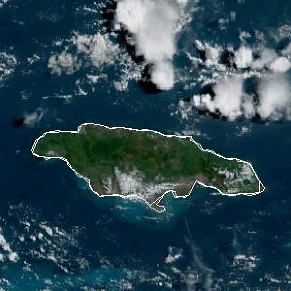 météo tropicale : Image satellite .
