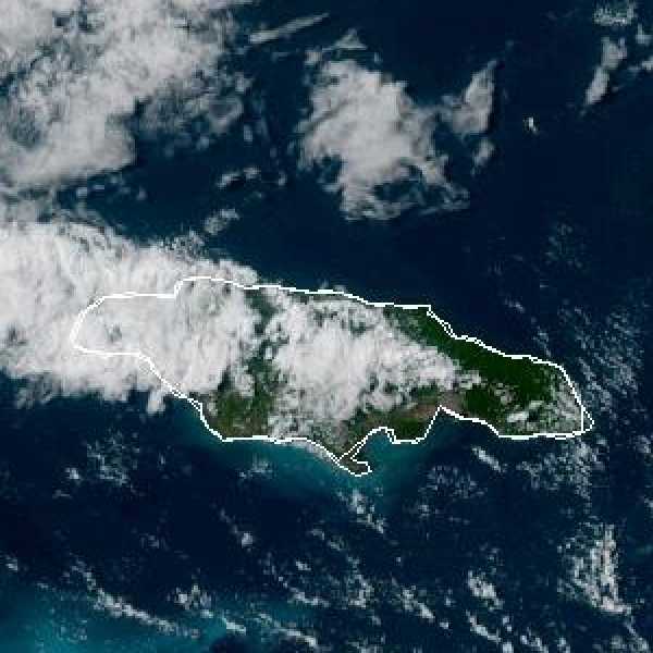 météo tropicale : Image satellite .