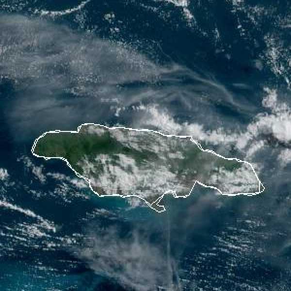 météo tropicale : Image satellite .