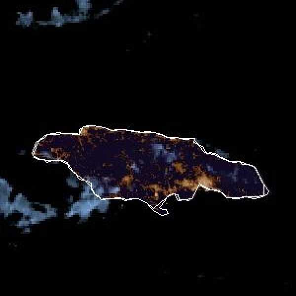 météo tropicale : Image satellite .