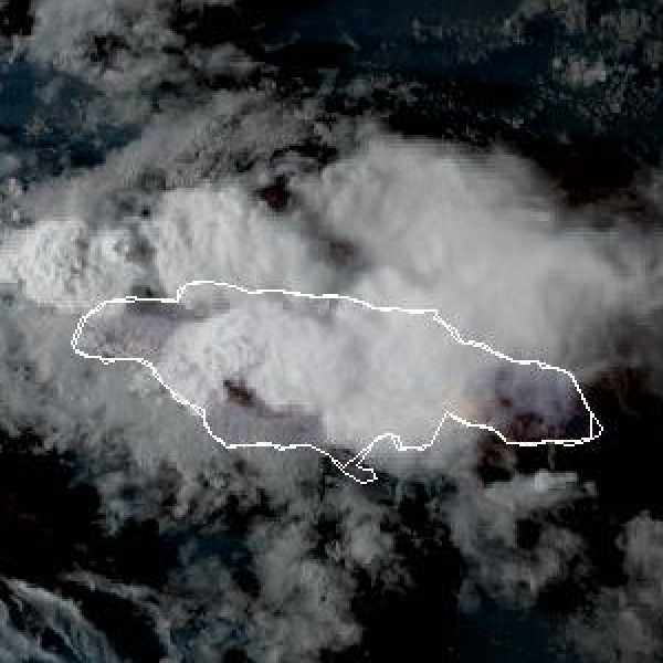 météo tropicale : Image satellite .