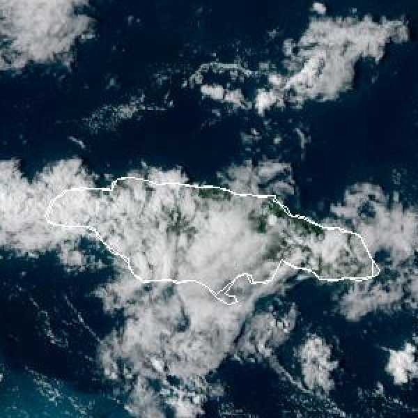 météo tropicale : Image satellite .