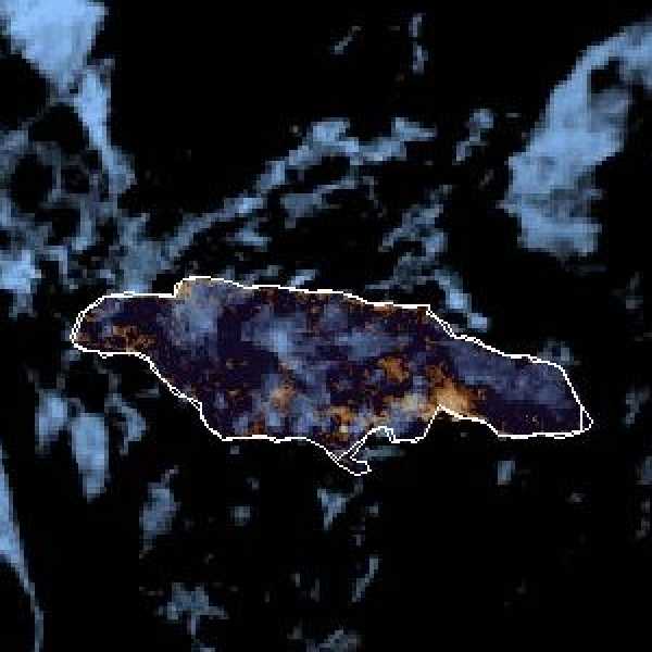 météo tropicale : Image satellite .