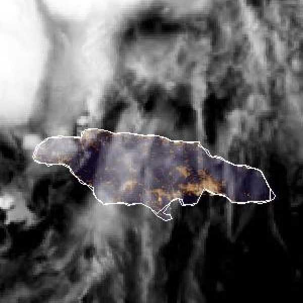 météo tropicale : Image satellite .