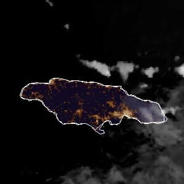 météo tropicale : Image satellite .