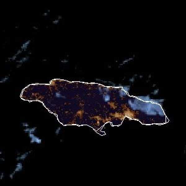 météo tropicale : Image satellite .