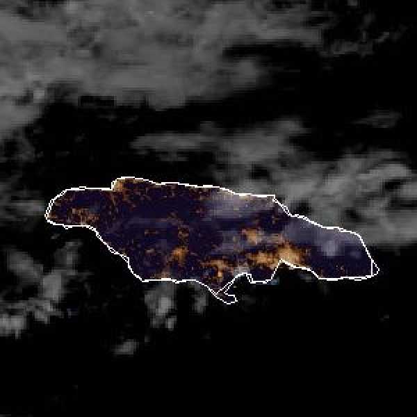 météo tropicale : Image satellite .