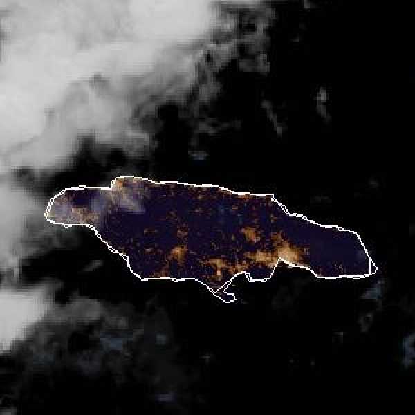 météo tropicale : Image satellite .