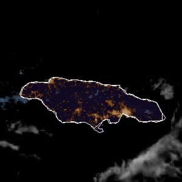 météo tropicale : Image satellite .
