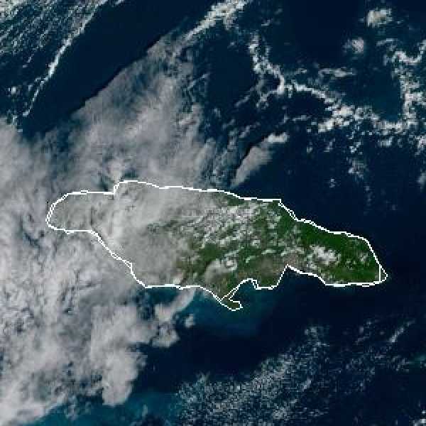 météo tropicale : Image satellite .