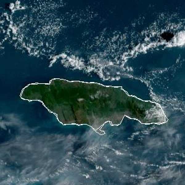 météo tropicale : Image satellite .