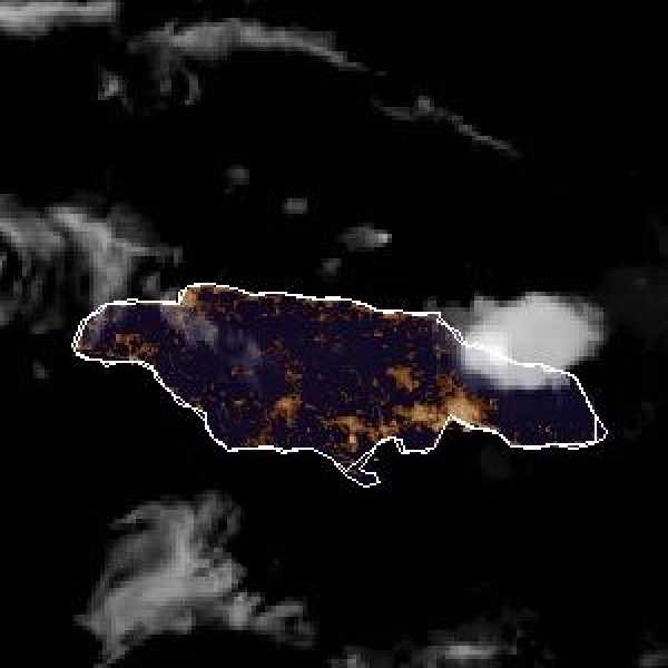 météo tropicale : Image satellite .