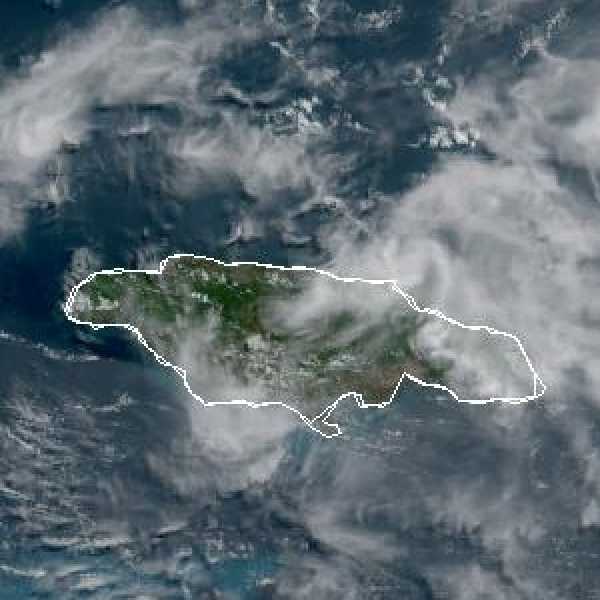 météo tropicale : Image satellite .