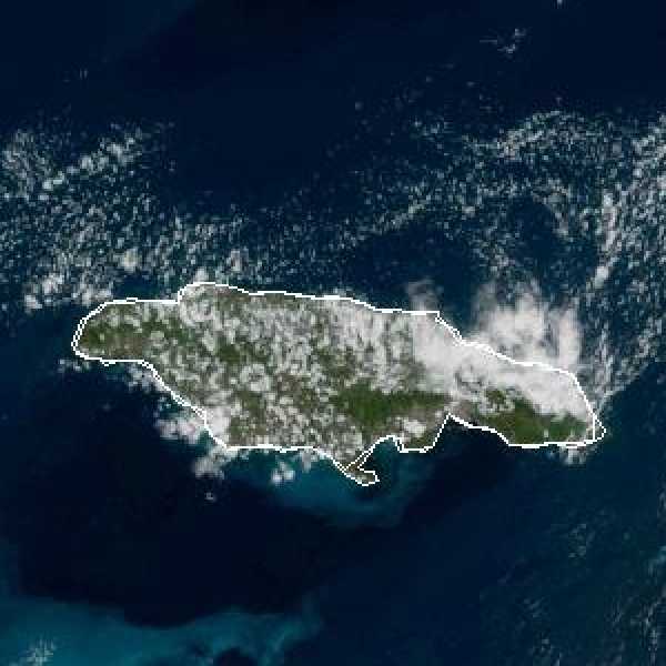 météo tropicale : Image satellite .