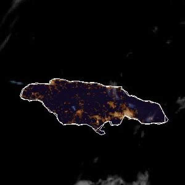météo tropicale : Image satellite .