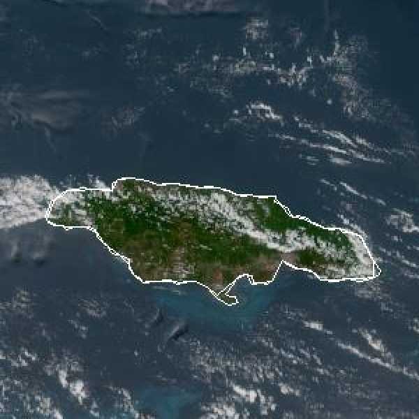 météo tropicale : Image satellite .