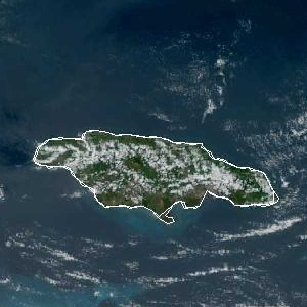 météo tropicale : Image satellite .