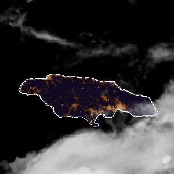 météo tropicale : Image satellite .