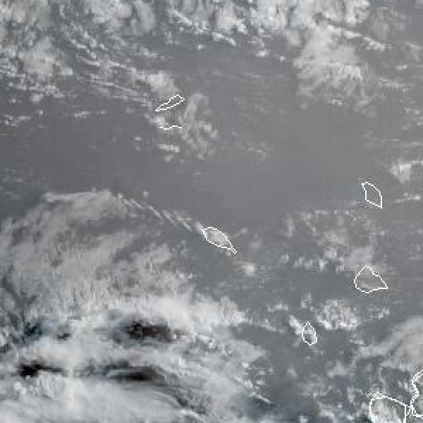 météo tropicale : Image satellite .