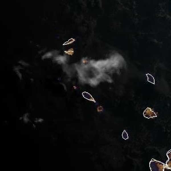 météo tropicale : Image satellite .