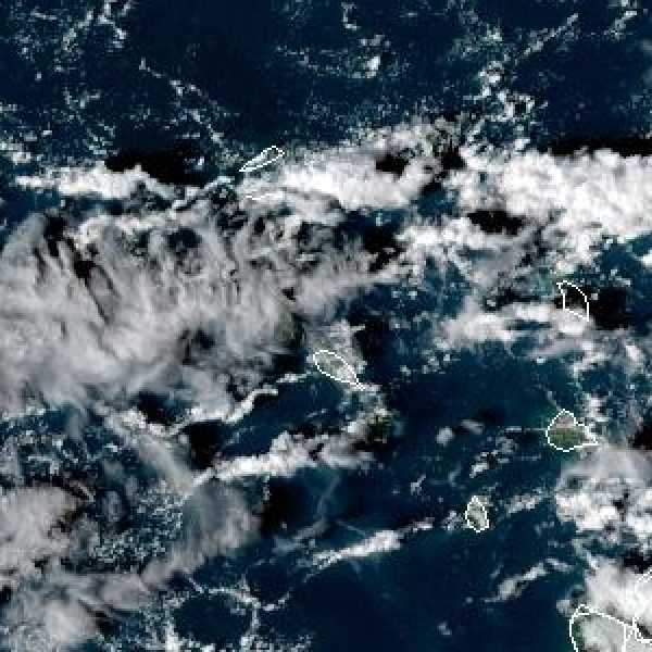 météo tropicale : Image satellite .