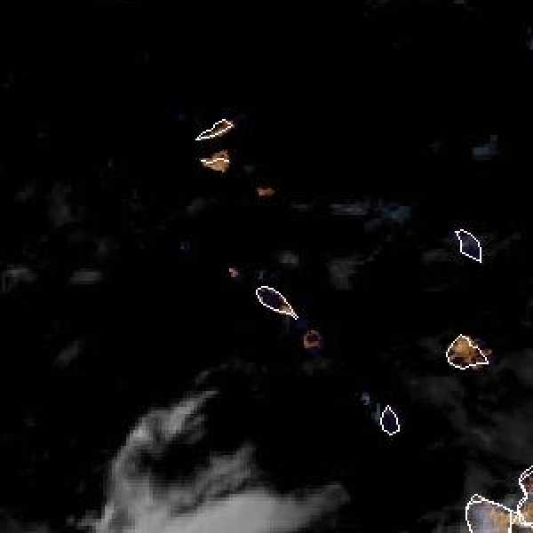 météo tropicale : Image satellite .