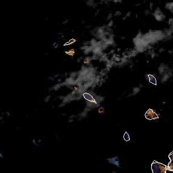 météo tropicale : Image satellite .