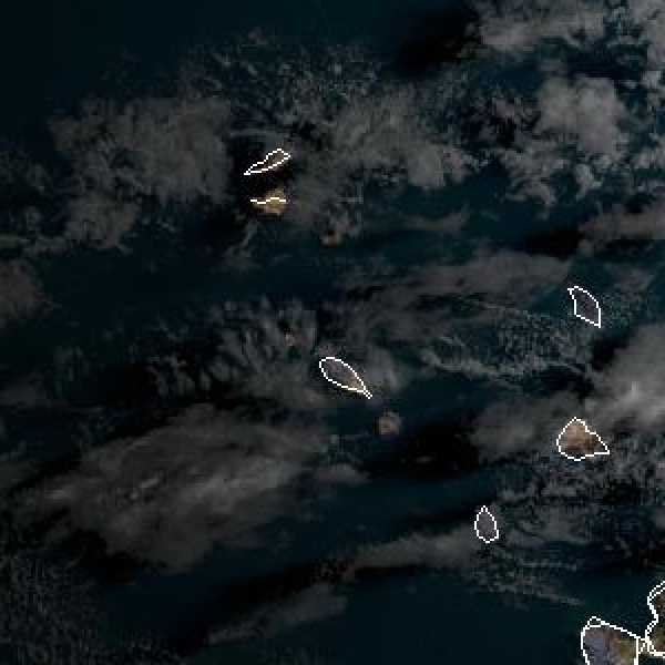 météo tropicale : Image satellite .