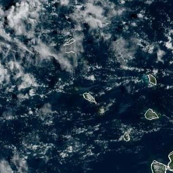 météo tropicale : Image satellite .